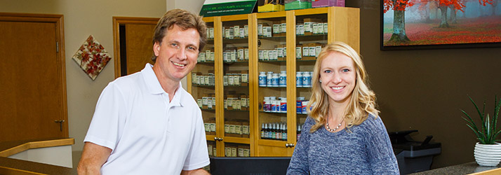 Chiropractor Green Bay WI Christopher Meyer with Office Staff Chiropractor Green Bay WI Christopher Meyer with Office Staff